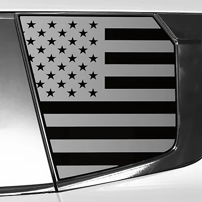 Fits Mitsubishi Outlander 2022 - 2024 Quarter Window American Flag Decal Sticker • $34.99