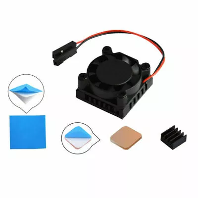 Fast Cooling Square 1/2 Dual Fan Single Fan W/ Heatsink For Raspberry Pi 3B/3B+ • $7.99