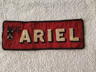 Rare The Ariel Motorcycle Woven Patch Sew On Vintage Classic 7.5” X 2.75” • $10