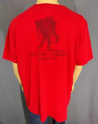 UNDER ARMOUR Wounded Warrior Project T Shirt Men's 3XL Red SS Freedom Cotton Bld • $15.95