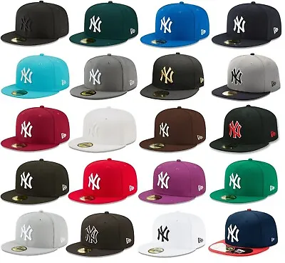 NEW ERA New York Yankees Baseball Cap Basic 59FIFTY 2024 NY Fitted Cap • $19.65