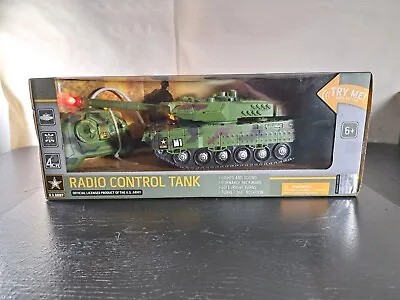 U.S. Army Radio Control Tank With Lights And Sound For Ages 6+  • $24.99