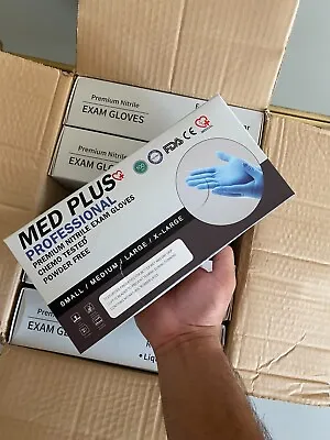 1000 Med Plus© Nitrile Exam Gloves Chemo-Rated (Powder Free Vinyl Latex) Medical • $38.98