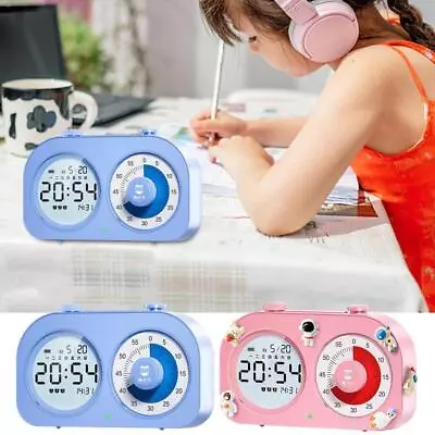 60 Minute Dual Display Kids Visual Timer Night Light Countdown Timer Cooking • $39.99