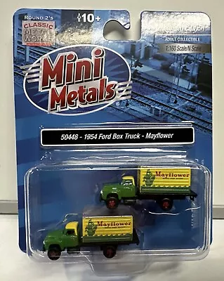 Mini Metals N Scale Mayflower World Wide Mover 1954 Ford Box Truck Set #50448 • $25.99