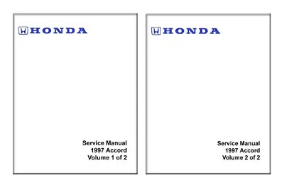 1997 Honda Accord Shop Service Repair Manual Book • $112.85