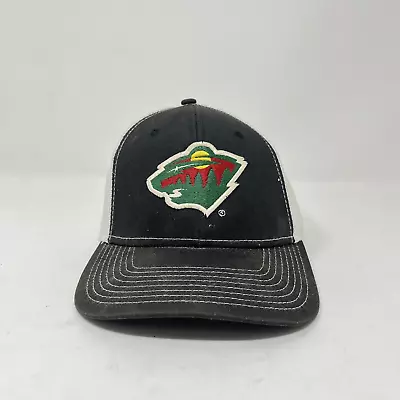 Minnesota Wild Hat Cap SnapBack Mens Logo NHL Adjustable Mesh Back • $10