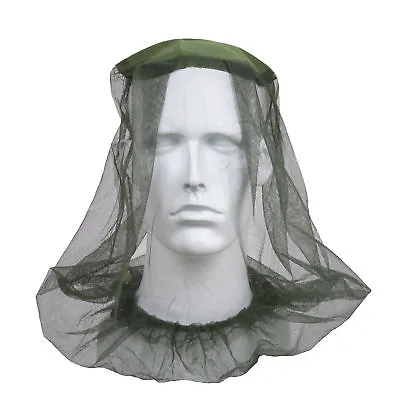 Olive Drab Military Pocket Mosquito Head Net 8534 Rothco • $10.99