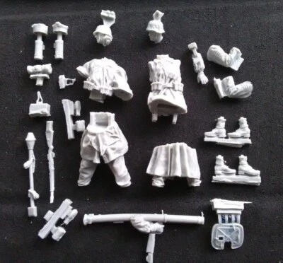 £2.20 • Buy 1/35 Scale German Ww2 Resin Figures, Model Kit, 2 Soldiers,unpainted