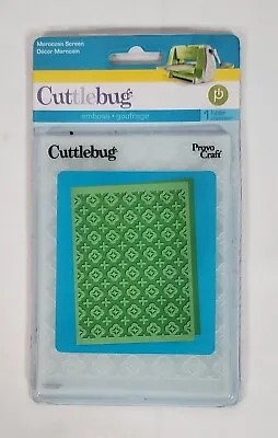 Provo Craft Cuttlebug Moroccan Screen Embossing Folder 37-1909 • $7.99