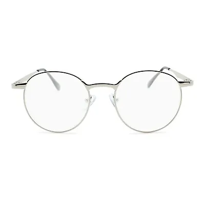 Premium Metal Frame Reading Glasses Retro Vintage Round Wire Rimmed Gold Silver  • $24.95