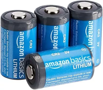 Amazon Basics Lithium CR2 3V Batteries 4-Pack • £16.79