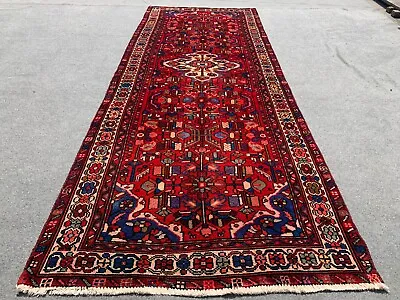 Authentic Hand Knotted Vintage Baghtiyaar Wool Area Runner 9.5 X 3.8 Ft (56 MQ) • $199.99