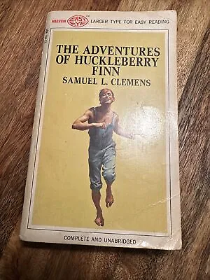 Vintage 1967 The Adventures Of Huckleberry Finn Book • $15.99