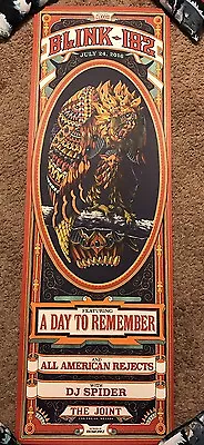 $119.99 • Buy Blink-182 Art Print Poster Mondo Show Concert Gig Tour Las Vegas NV Bioworkz