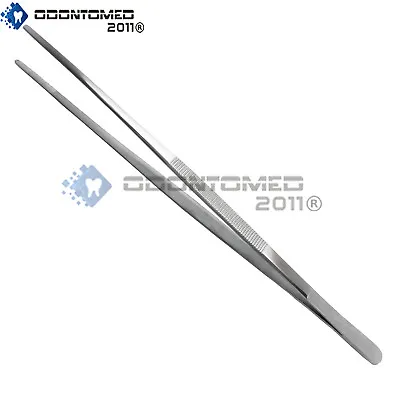 12  Long Tweezers Serrated Jaws Tips Multi Purpose Surgical Medical Brand New • $7.05