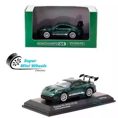 Minichamps X Tarmac Works 1:64 Porsche 911 (992) GT3 RS GT Porsche Racing Green • $29.99