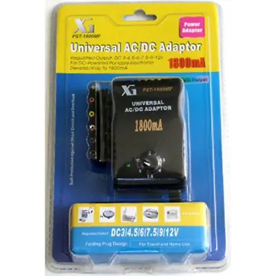 2500mA Universal AC/DC Multi-Voltage Output Adapter • $7.99