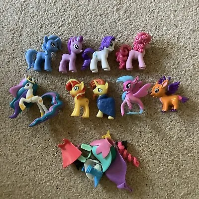9 X My Little Pony Small Figures/Cake Toppers/Toys/2 Inch/Stocking Filler/Gift • £4.99