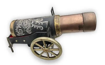 Vintage 11  Musical Wind-Up Cannon Decanter  HOW DRY I AM  Music Box • $58.49