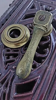 🗝🇬🇧 Antique Brass Heavy  Victorian Safe Door Handle  🇬🇧🗝 • $117.15