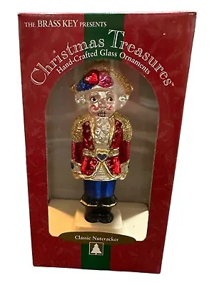 The Brass Key Christmas Treasures Classic Nutcracker Ornament Vintage • $25