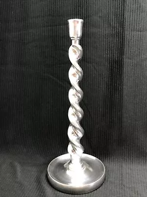 16  Arthur Court Aluminum Twisted Candlestick Holder 1987 MCM • $39.99