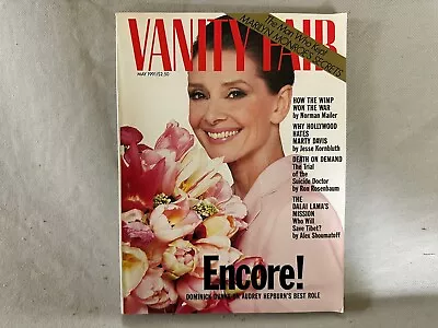 Vanity Fair Magazine May 1991 Audrey Hepburn Encore! Vintage Issue • $12