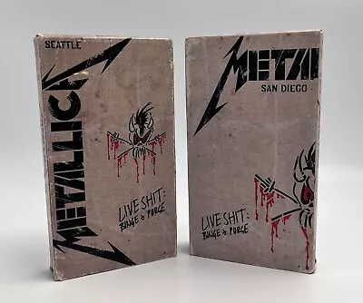 Lot Of 2 Metallica Live Shit Binge & Purge San Diego 01  Seattle • $10.99