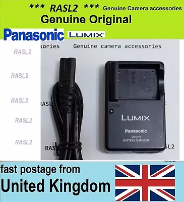 Genuine Panasonic LUMIX Charger DE-A46 BCD10 DMC-TZ1 DMC-TZ2 TZ50 TZ15 DMC-TZ11 • £24.95