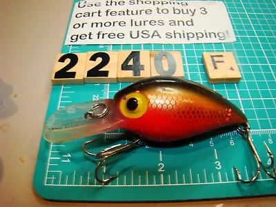 V2240 F Storm Pre Rapala Magnum Wiggle Wart Fishing Lure • $14.95