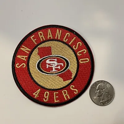 SF San Francisco 49ers NFL Vintage Embroidered Iron On Patch 3” Awesome • $4.99