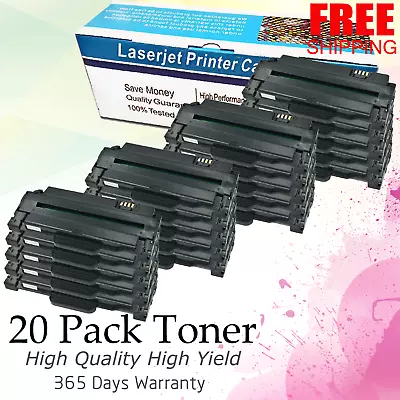 20 PK MLT-D105L Toner Cartridge For Samsung ML-2525 ML-2525W SCX-4623F SCX-4600 • $228.99