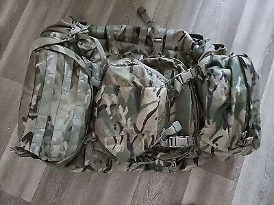 £100 • Buy British Army Issue MTP Camouflage 90L  MK3 Virtus Bergen/Rucksack - Used