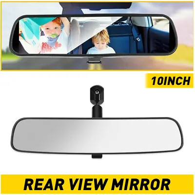 10  Black Rear View Mirror Interior On Car Replacement Day Night Universal • $17.99