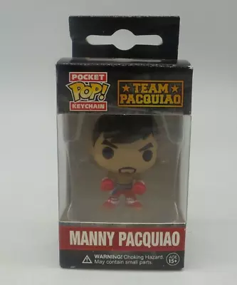 Rare Vaulted 2015 Manny Pacquiao Funko Pop! Pocket Keychain - New In Box • $27