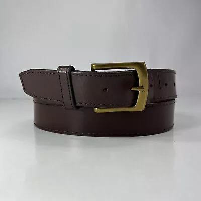 WRANGLER Brown Genuine Leather Work Belt - Men's Size 40/100 • $13.60
