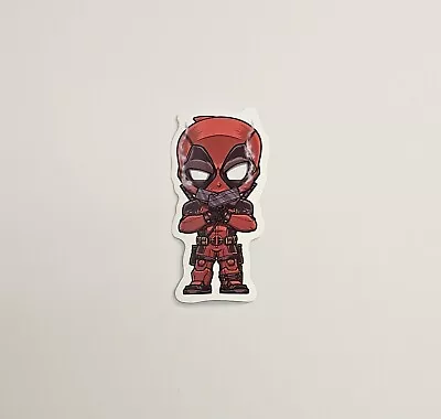 Deadpool Laptop Sticker Animated Superhero Waterproof Skateboard Decal  • $2.18