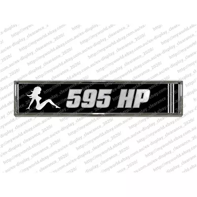 #5126 Truck Badge Suit-kenworth-595-hp-stick-on Dash Console Interior Gift Idea  • $37