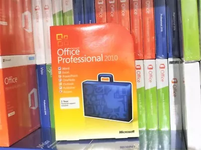 Microsoft Office 2010 Professional Word Excel Powerpoint Outlook Access DVD 365 • £69.99