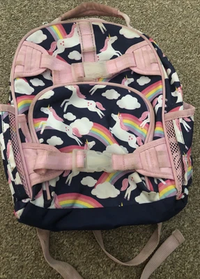 $14 • Buy Pottery Barn Kids Unicorn Backpack, Good Condition