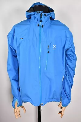 Haglofs PacLite Shell GTX Gore Tex Blue Jacket Men's Size M  • $159