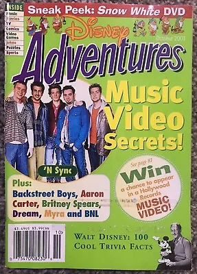 $9 • Buy Disney Adventures Magazine October 2001 Music Video ‘N Sync Got Milk McDonalds