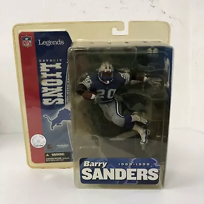 Barry Sanders Figure NFL Legends Series 1 Detroit Lions RB New McFarlane • $34.99