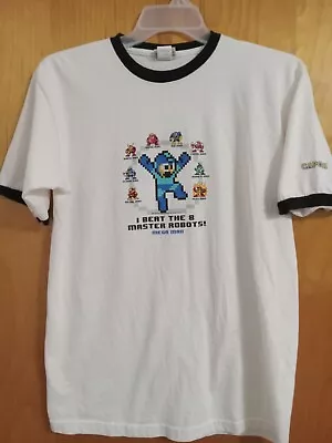 Capcom Mega Man 2 Bosses T-shirt  Size Large Retro Video Game 2004 • $15