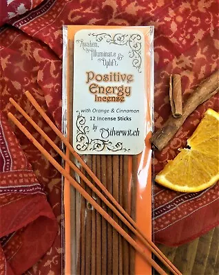  Positive Energy Wicca Incense  Orange & Cinnamon 12 Pack Witchcraft Pagan • £3.99