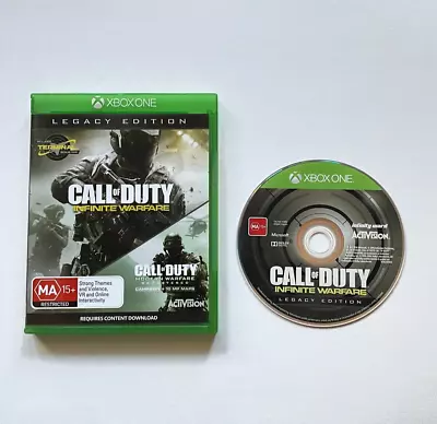 Call Of Duty: Infinite Warfare Legacy Edition Xbox One + GREAT COND. + FREE POST • $20.10