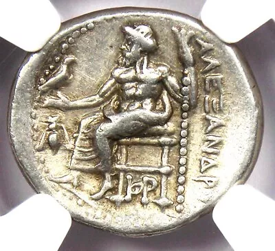 Alexander The Great III Silver AR Drachm 336 BC. NGC Ch VF - Rare Lifetime Issue • $441.75