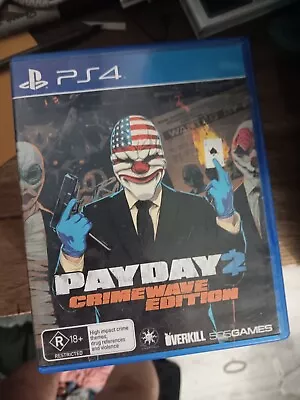 Payday 2 : Crimewave Edition Sony PlayStation 4 PS4 Game Complete Free Postage • $19