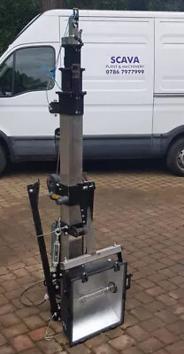 £999 • Buy 5 Metre Telescopic Lighting Lamp Flood Light Mast Cctv. Heavy Duty 240v